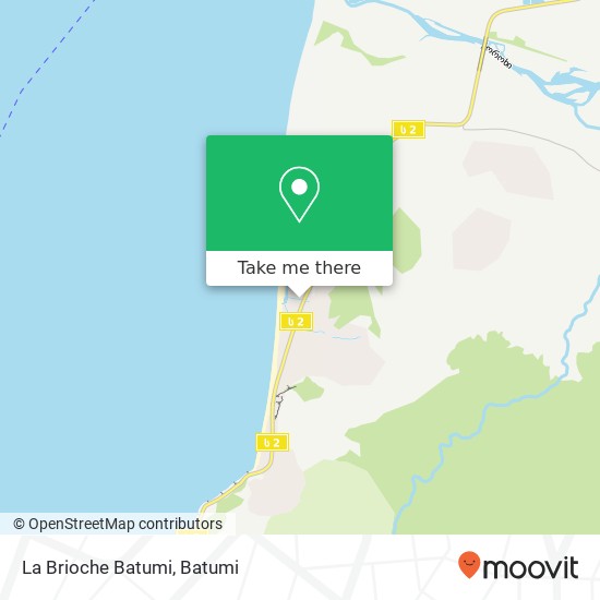 La Brioche Batumi map