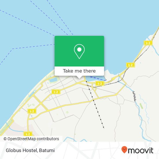 Globus Hostel map