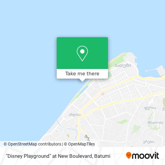 "Disney Playground" at New Boulevard map