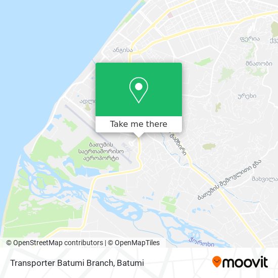 Transporter Batumi Branch map