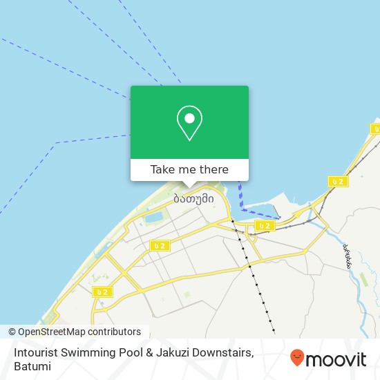 Intourist Swimming Pool & Jakuzi  Downstairs map