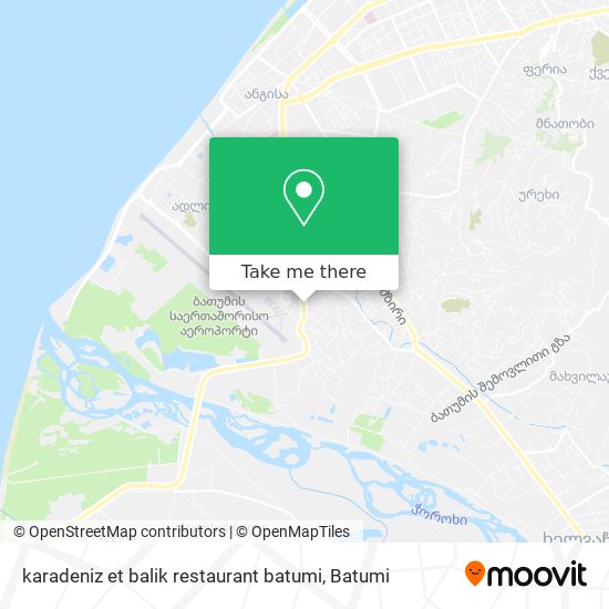 Карта karadeniz et balik restaurant batumi