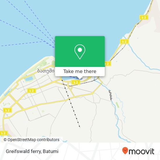 Карта Greifswald ferry