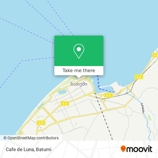 Карта Cafe de Luna