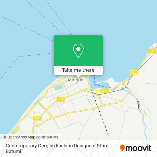 Contemporary Gergian Fashion Designers Store map