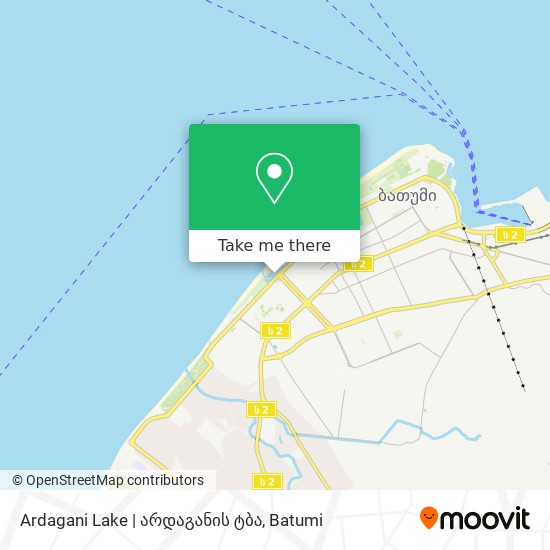 Карта Ardagani Lake | არდაგანის ტბა