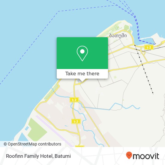 Карта Roofinn Family Hotel