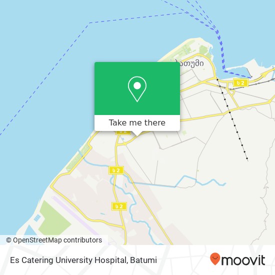 Es Catering University Hospital map
