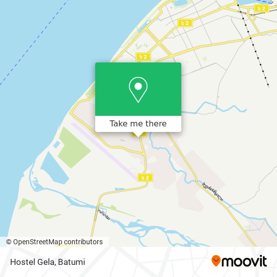 Hostel Gela map