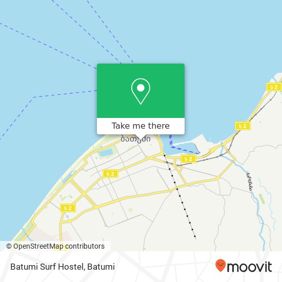 Batumi Surf Hostel map