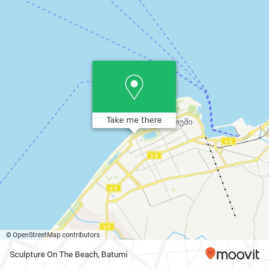 Sculpture On The Beach map