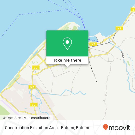 Construction Exhibition Area - Batumi map