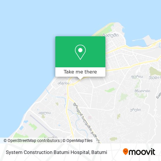 System Construction Batumi Hospital map