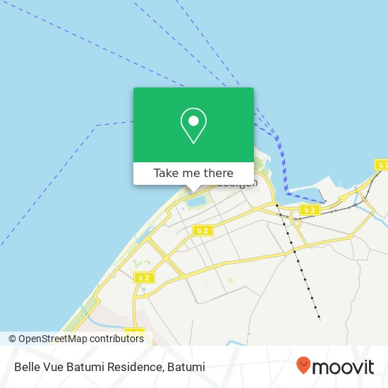 Belle Vue Batumi Residence map