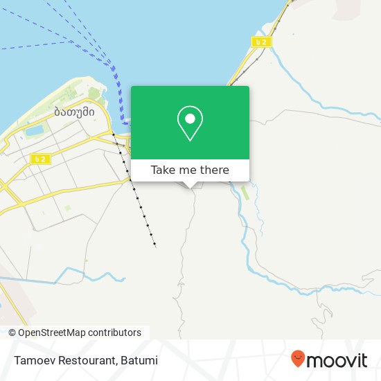Tamoev Restourant map