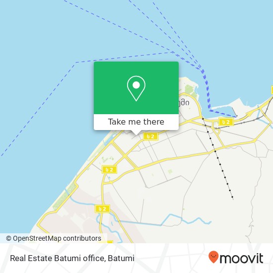 Real Estate Batumi office map