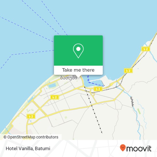 Hotel Vanilla map