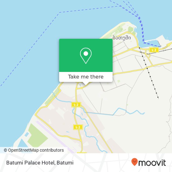 Batumi Palace Hotel map