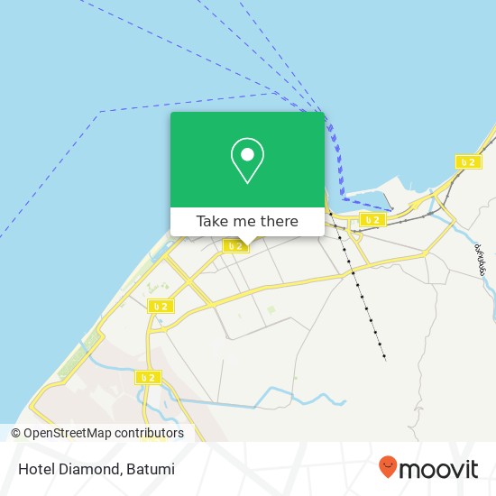 Hotel Diamond map