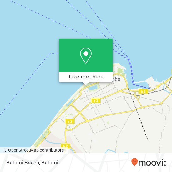 Batumi Beach map
