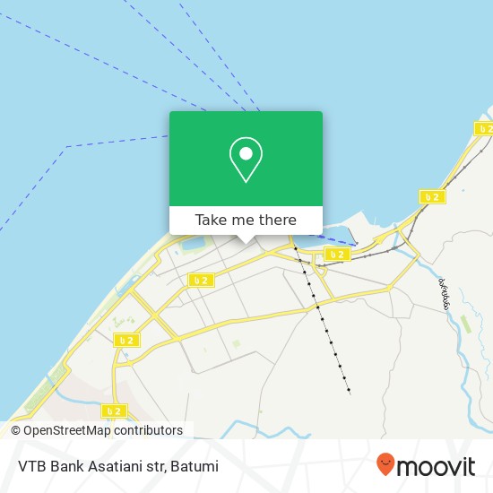VTB Bank Asatiani str map