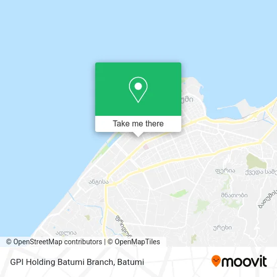 Карта GPI Holding Batumi Branch