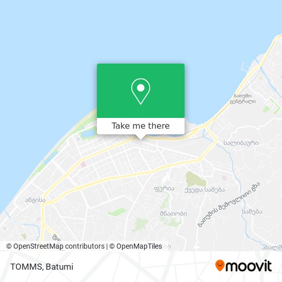 TOMMS map