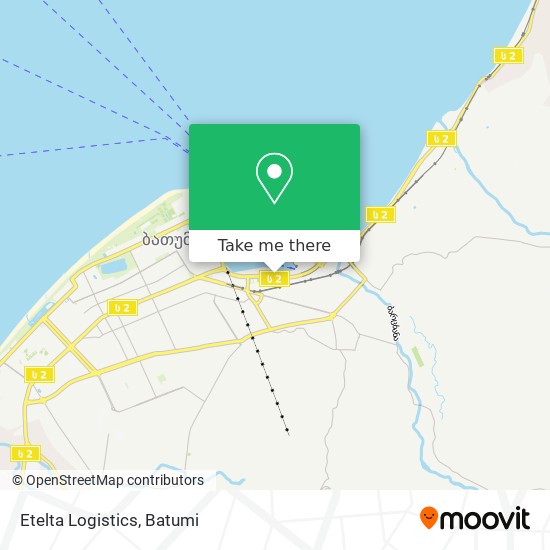 Карта Etelta Logistics