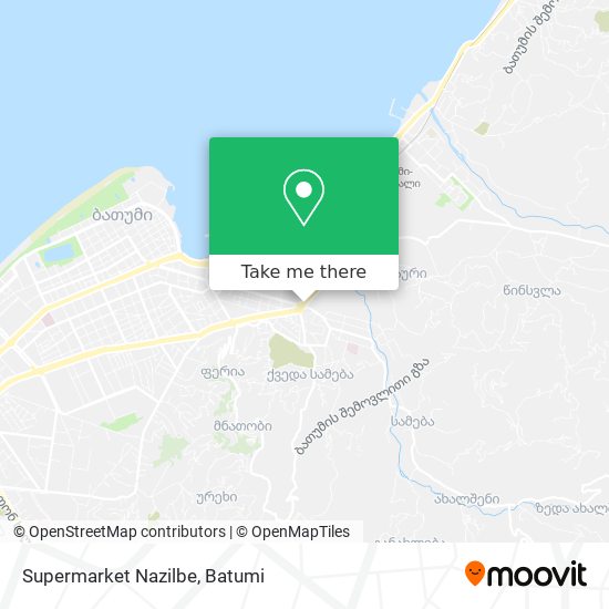 Supermarket Nazilbe map