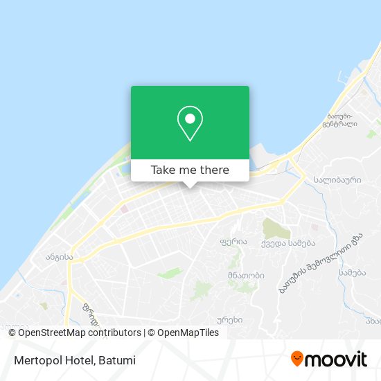 Mertopol Hotel map