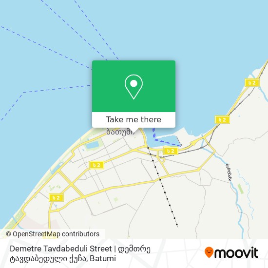 Карта Demetre Tavdabeduli Street | დემთრე ტავდაბედული ქუჩა