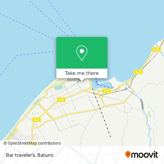 Bar traveler's map