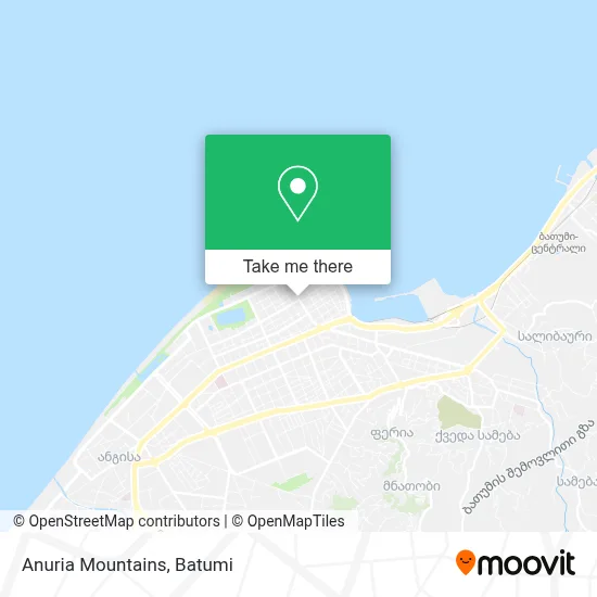Anuria Mountains map