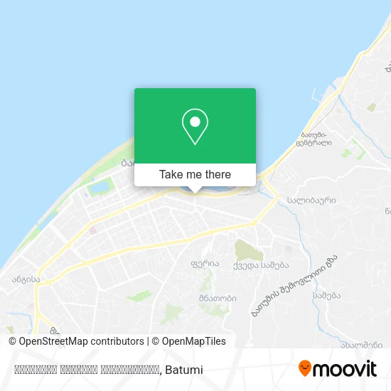 ქობულეთი ბათუმის ავტოსადგური map