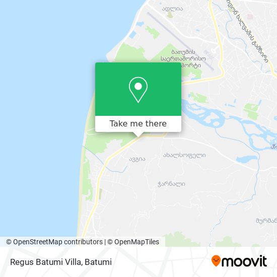 Regus Batumi Villa map