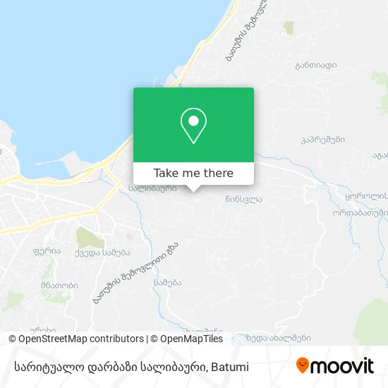 სარიტუალო დარბაზი სალიბაური map