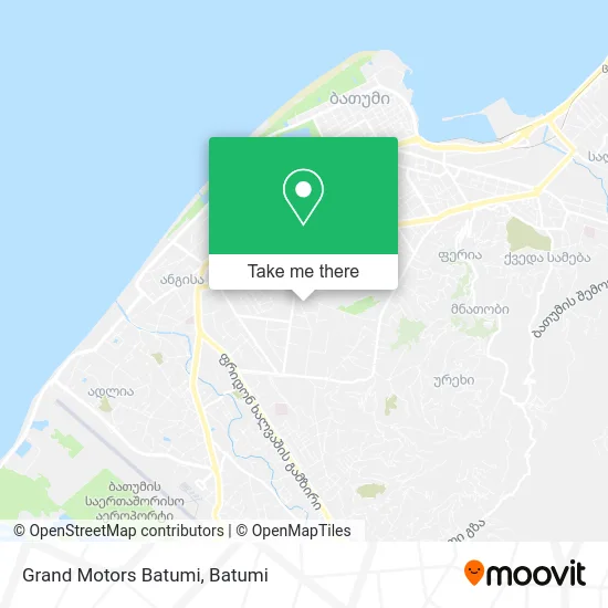 Grand Motors Batumi map
