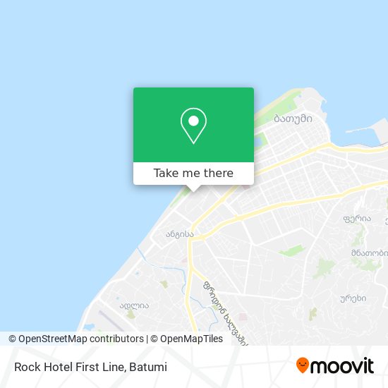 Карта Rock Hotel First Line