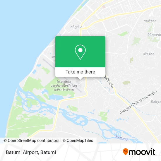 Batumi Airport map