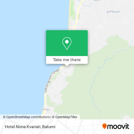 Hotel Nona Kvariati map