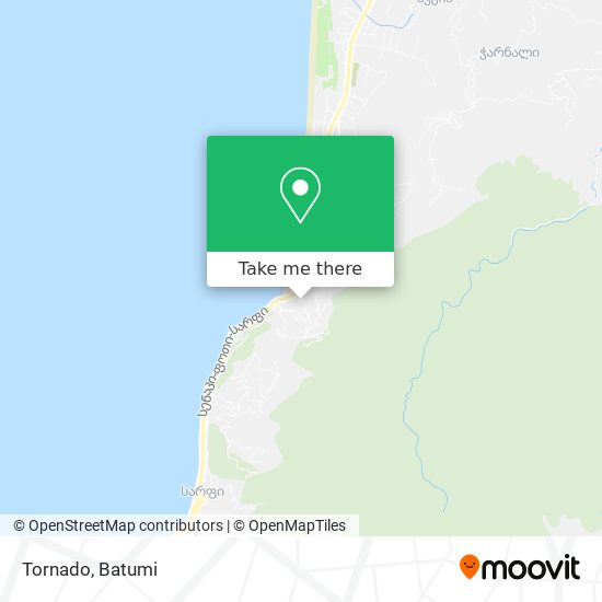Tornado map