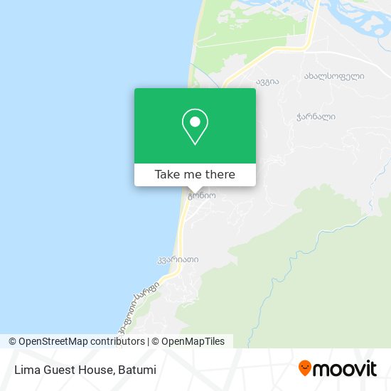 Lima Guest House map