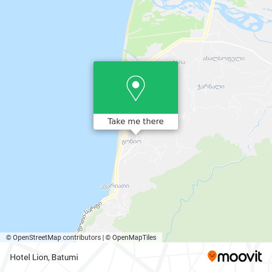 Hotel Lion map