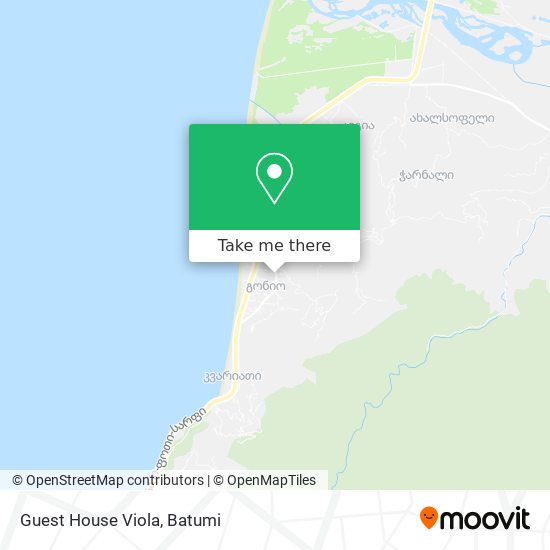 Guest House Viola map