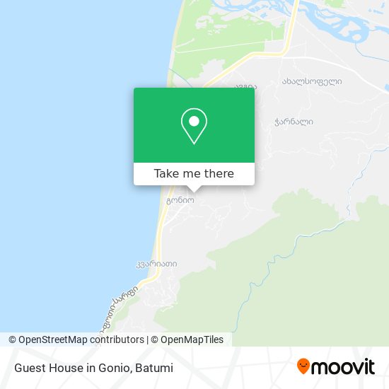 Guest House in Gonio map