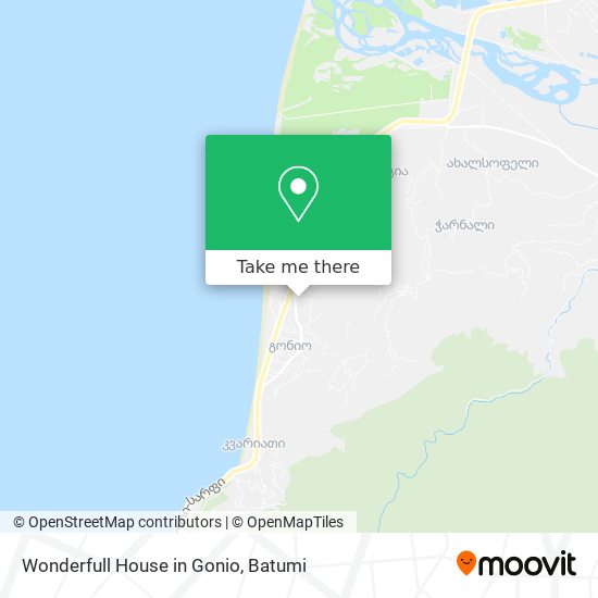Wonderfull House in Gonio map