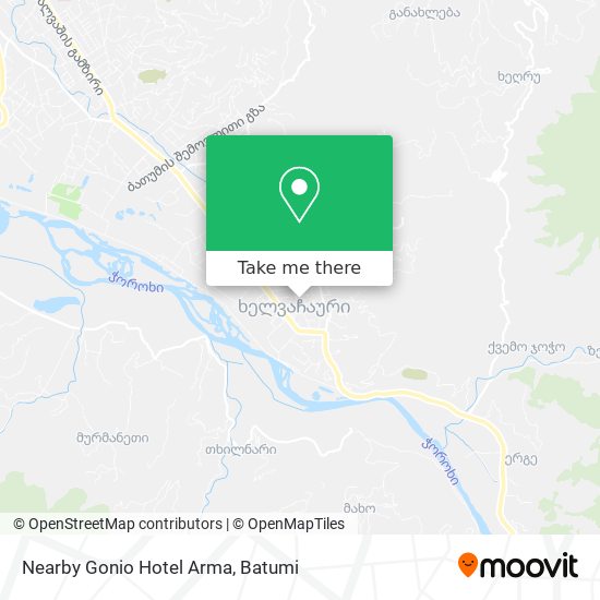 Карта Nearby Gonio Hotel Arma
