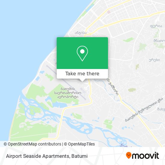 Airport Seaside Apartments map