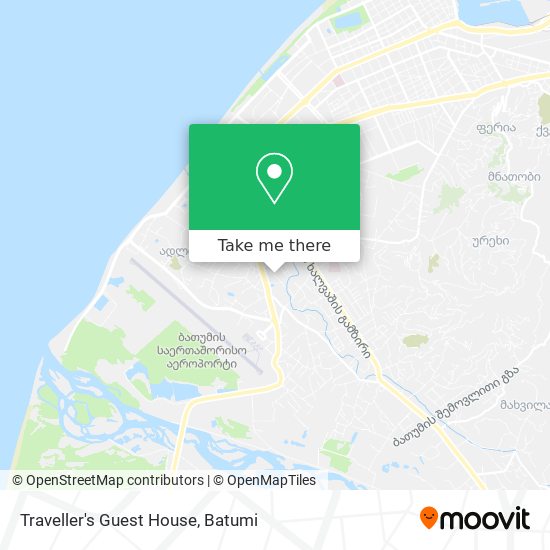 Traveller's Guest House map