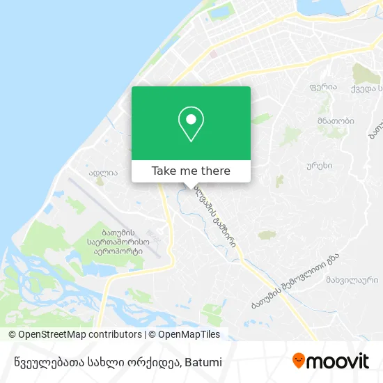 წვეულებათა სახლი ორქიდეა map